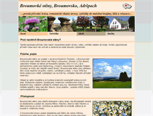 Tablet Screenshot of broumovskesteny.cz